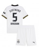 Borussia Dortmund Ramy Bensebaini #5 Kolmaspaita Lasten 2024-25 Lyhythihainen (+ shortsit)